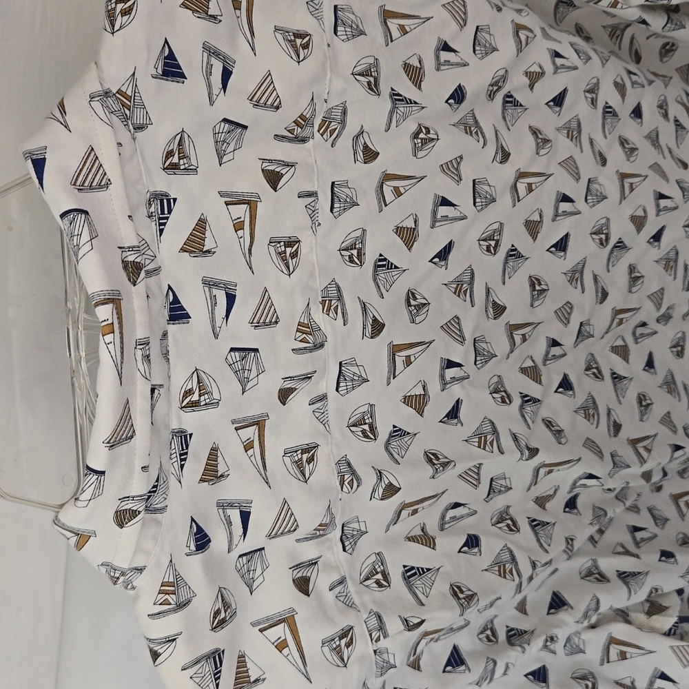 Nautica long sleeve shirt with sailboats - Picture 8 of 9